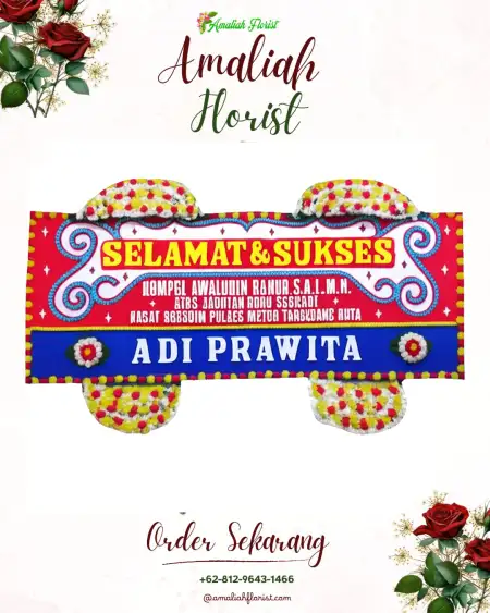 Papan Bunga Ucapan Selamat Kalianyar